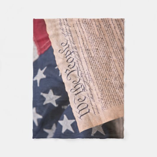 Wij de Grondwet van het volk Fleece Deken (Voorkant)