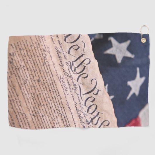 Wij de Grondwet van het volk Golfhanddoek (Horizontaal)