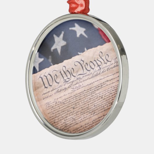 Wij de Grondwet van het volk Metalen Ornament (Links)