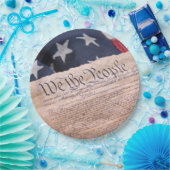 Wij de Grondwet van het volk Papieren Bordje (Feest)