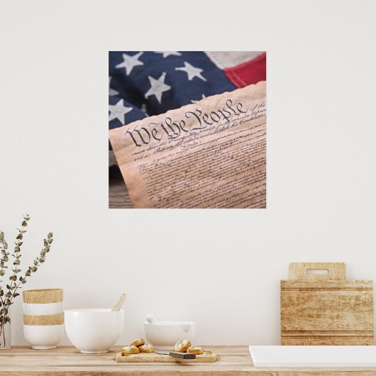 Wij de Grondwet van het volk Poster (Keuken)