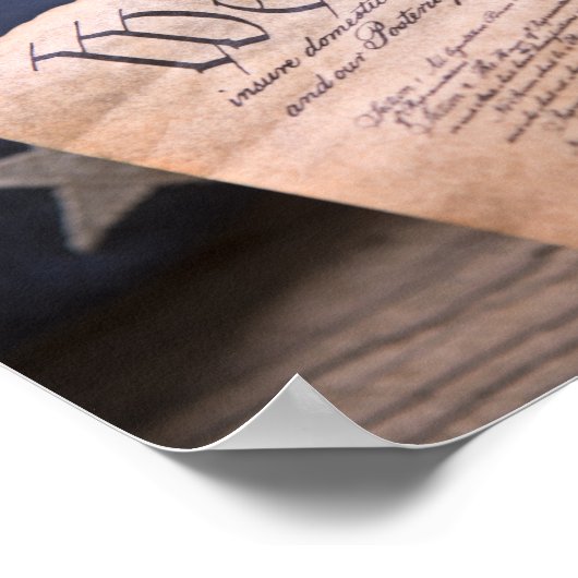 Wij de Grondwet van het volk Poster (Hoek)