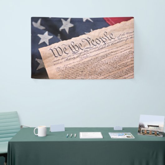 Wij de Grondwet van het volk Spandoek (Beurs)