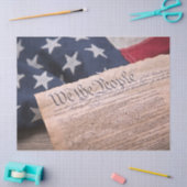 Wij de Grondwet van het volk Tissuepapier (Craft)