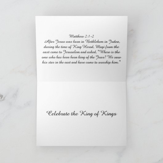 Wij de Kaart van Drie Koningen (Binnen)