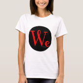 Wij, de Logo vrouwen van de People Round T-shirt (Voorkant)