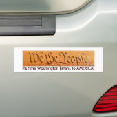 WIJ DE MENS Bumpersticker II (Op auto)