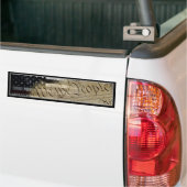 WIJ DE MENS Industrial American Flag Bumpersticker (Op Truck)