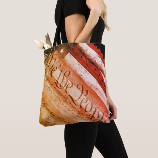 WIJ DE MENS Industrial American Flag Tote Bag (Dichtbij)