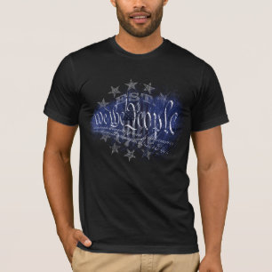WIJ DE MENSEN 13 EN 50 STAR-AMERIKAANSE VLAGGEN T-SHIRT