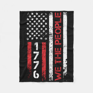 Wij, de mensen 1776 Onafhankelijkheidsdag Amerikaa Fleece Deken