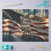 Wij, de mensen-Amerikaanse grondwet, Bald Eagle Tissuepapier (Craft)