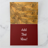 Wij, de mensen-Amerikaanse grondwet en vlag Kaart (Binnen)