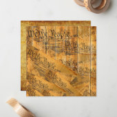 Wij, de mensen-Amerikaanse grondwet Notitiekaartje (Voorkant / Achterkant in situ)