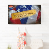 Wij, de mensen-Amerikaanse grondwet Spandoek (Insitu)