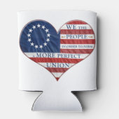 Wij, de mensen-Amerikaanse vlag Blikjeskoeler (Achterkant)