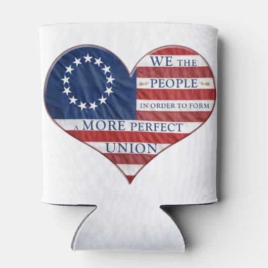 Wij, de mensen-Amerikaanse vlag Blikjeskoeler (Achterkant)