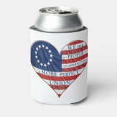 Wij, de mensen-Amerikaanse vlag Blikjeskoeler (Blikje Achterkant)