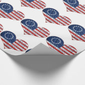 Wij, de mensen-Amerikaanse vlag Cadeaupapier (Hoek)