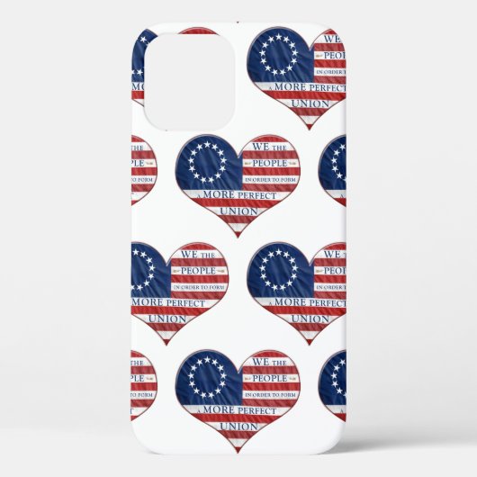Wij, de mensen-Amerikaanse vlag Case-Mate iPhone Case (Achterkant)