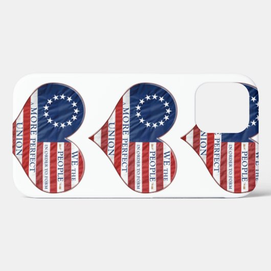 Wij, de mensen-Amerikaanse vlag Case-Mate iPhone Case (Achterkant (horizontaal))