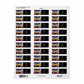 Wij, de mensen-Amerikaanse vlag Etiket (Full Sheet)