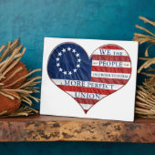 Wij, de mensen-Amerikaanse vlag Fotoplaat (Zijkant)