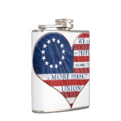 Wij, de mensen-Amerikaanse vlag Heupfles (Rechts)