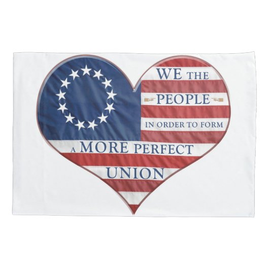 Wij, de mensen-Amerikaanse vlag Kussensloop (Achterkant)