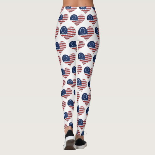 Wij, de mensen-Amerikaanse vlag Leggings (Achterkant)
