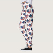 Wij, de mensen-Amerikaanse vlag Leggings (Links)