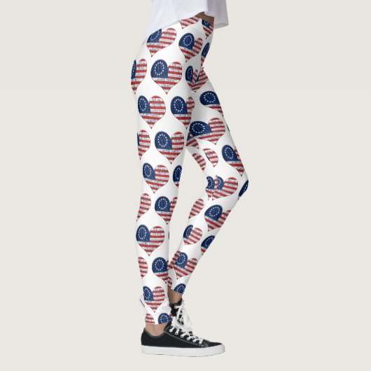 Wij, de mensen-Amerikaanse vlag Leggings (Rechts)