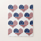 Wij, de mensen-Amerikaanse vlag Legpuzzel (Verticaal)