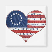 Wij, de mensen-Amerikaanse vlag Magneet (Voorkant)