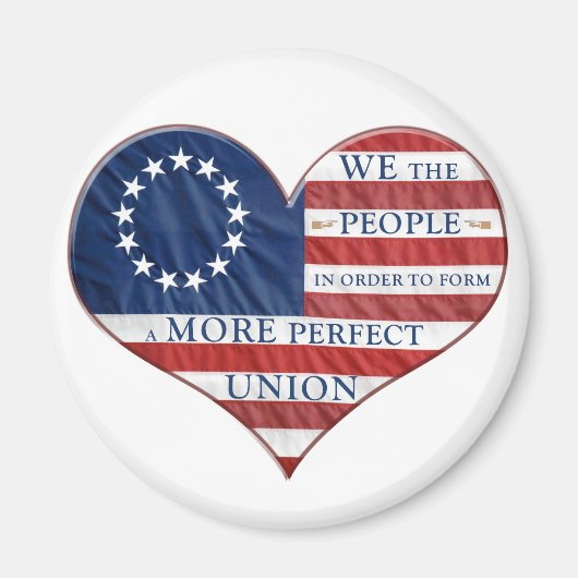 Wij, de mensen-Amerikaanse vlag Magneet (Voorkant)