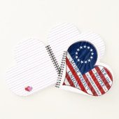 Wij, de mensen-Amerikaanse vlag Notitieboek (Binnen)