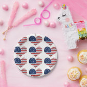 Wij, de mensen-Amerikaanse vlag Papieren Bordje (Feest)