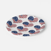 Wij, de mensen-Amerikaanse vlag Papieren Bordje (Gekanteld)