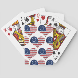 Wij, de mensen-Amerikaanse vlag Pokerkaarten