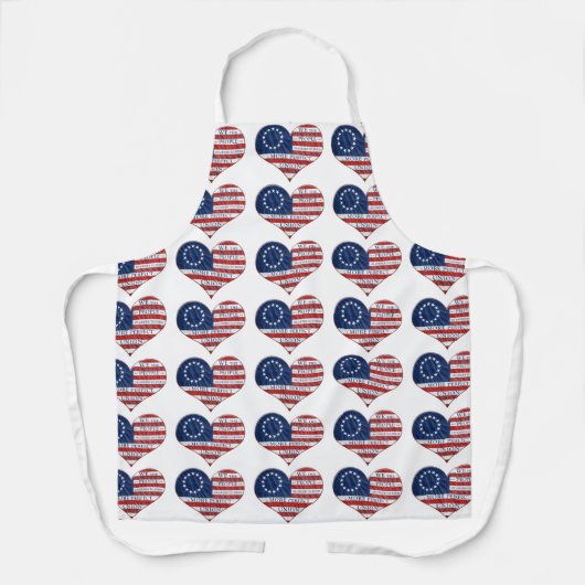 Wij, de mensen-Amerikaanse vlag Schort (Voorkant)