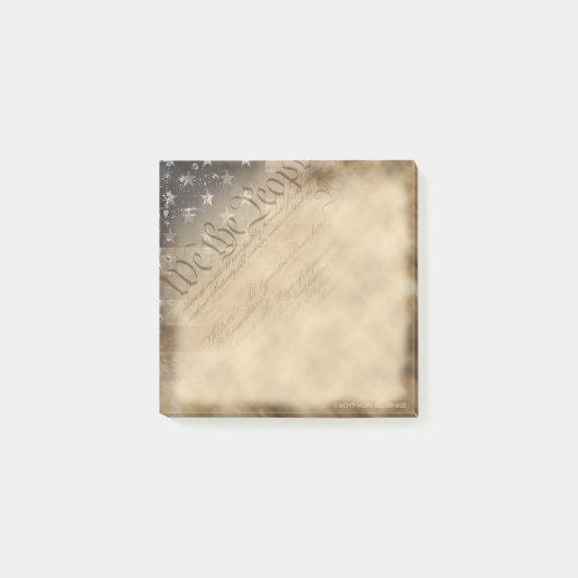 Wij, de mensen-Amerikaanse vlag stijl Post-it® Notes (Voorkant)