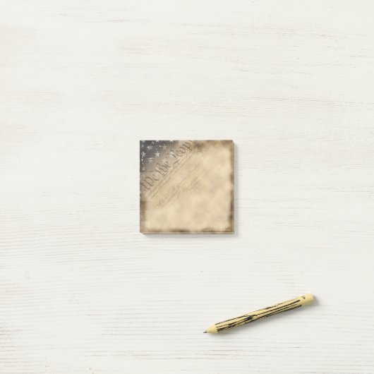 Wij, de mensen-Amerikaanse vlag  stijl Post-it® Notes (Op bureau)