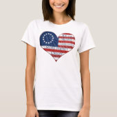 Wij, de mensen-Amerikaanse vlag T-shirt (Voorkant)
