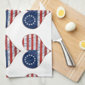 Wij, de mensen-Amerikaanse vlag Theedoek (Quarter Fold)