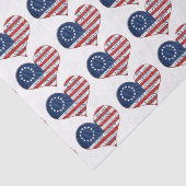 Wij, de mensen-Amerikaanse vlag Tissuepapier (Detail)