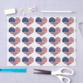 Wij, de mensen-Amerikaanse vlag Tissuepapier (Craft)