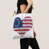 Wij, de mensen-Amerikaanse vlag Tote Bag (Dichtbij)