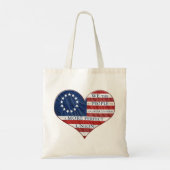 Wij, de mensen-Amerikaanse vlag Tote Bag (Achterkant)