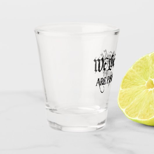 Wij de mensen anti Biden Pro troef 2024 Shot Glas (Links)