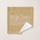 Wij, de mensen bad handdoek (Wasdoekje)